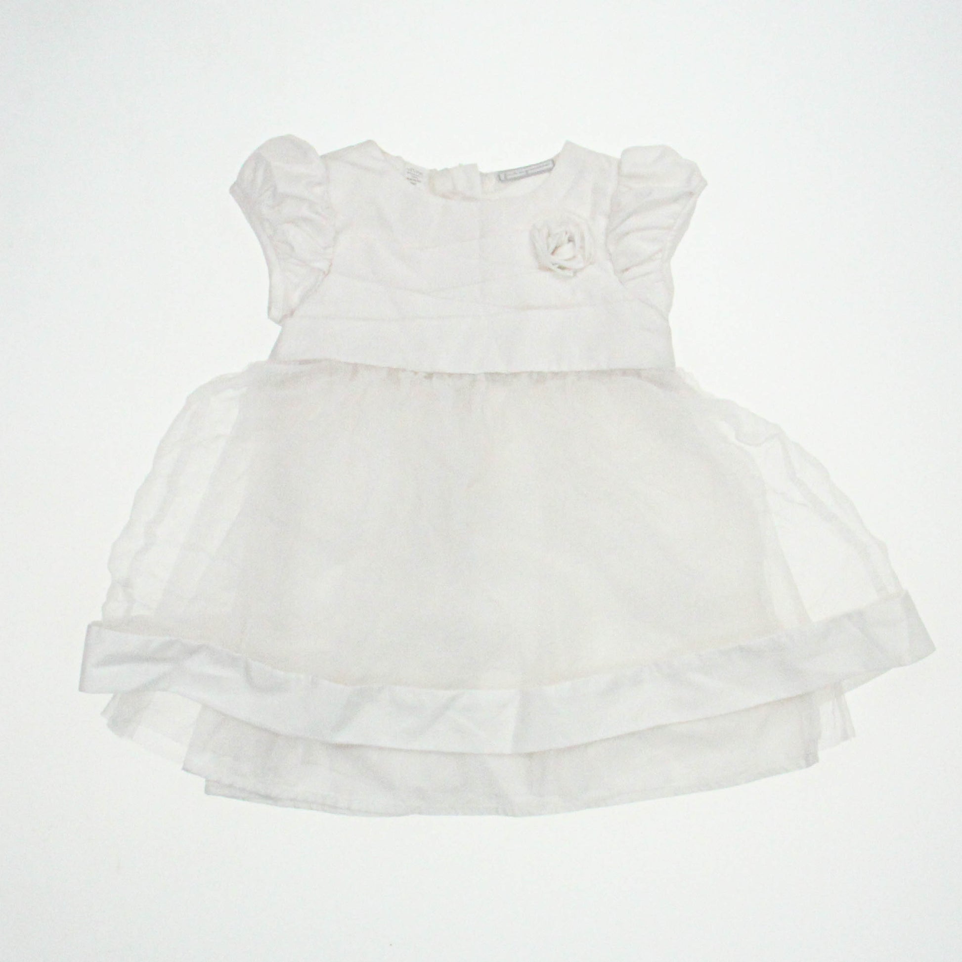 First Impressions Girls White Dress Size: 18 Months White