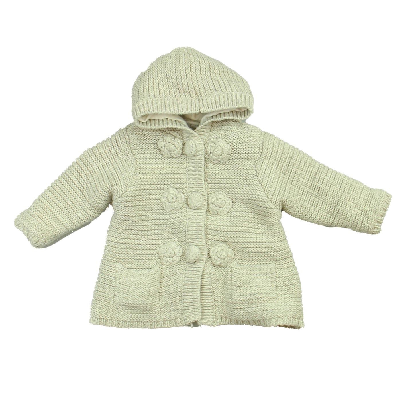 First Impressions Girls Beige Jacket Size: 6-9 Months Beige