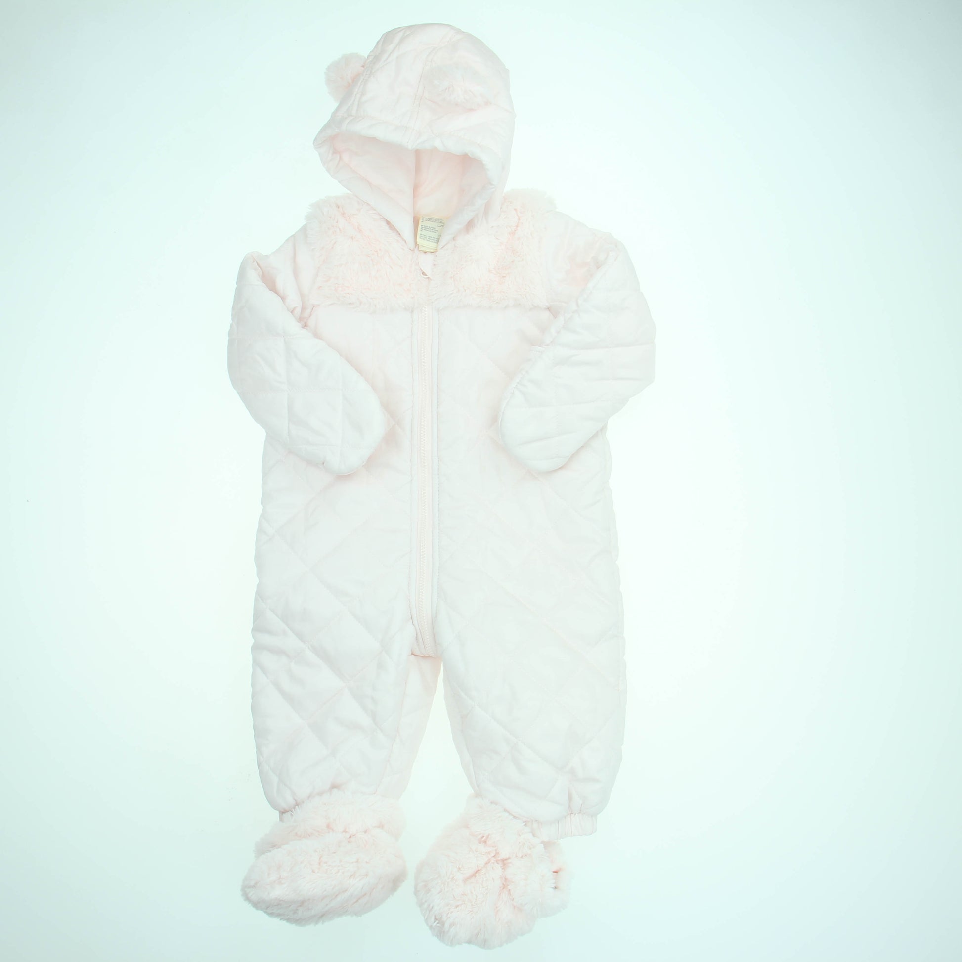 First Impressions Girls Pink Bunting Size: 6-9 Months Pink