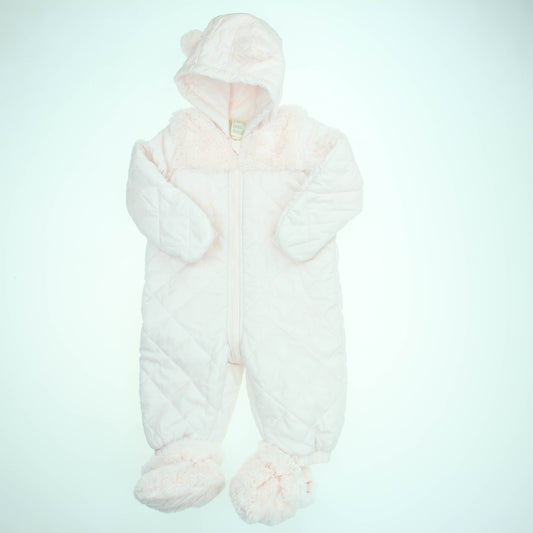 First Impressions Girls Pink Bunting Size: 6-9 Months Pink