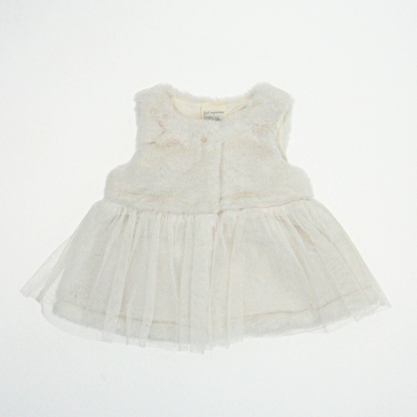 First Impressions Girls White Dress Size: 6-9 Months White