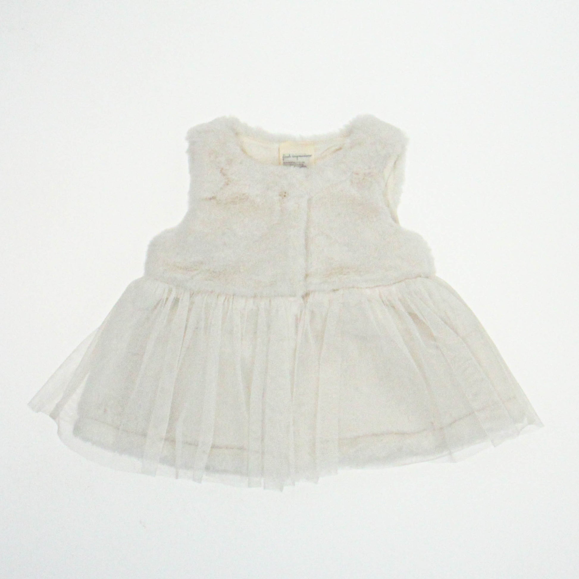 First Impressions Girls White Dress Size: 6-9 Months White