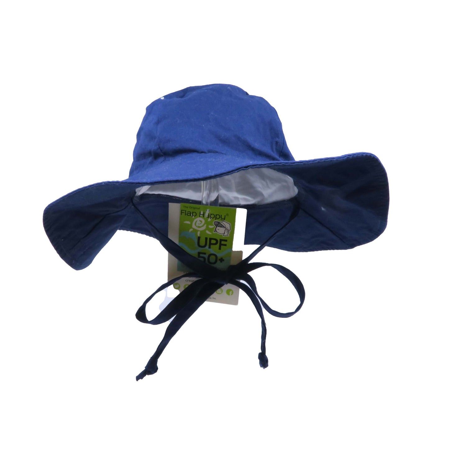 Flap Happy Unisex Navy Blue Sun Hat Size: 6-12 Months Navy Blue