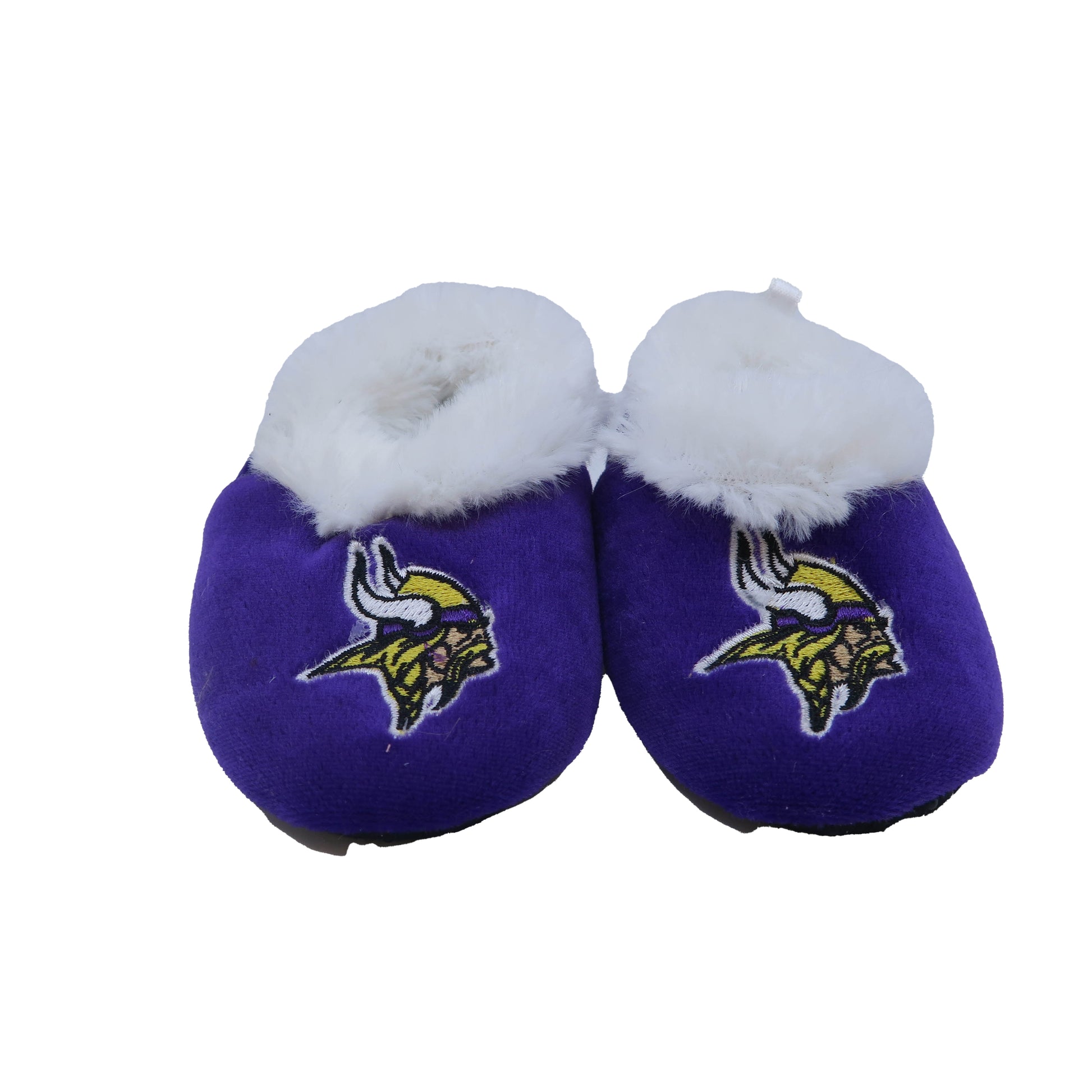 Forever Collective Girls Purple Vikings Slippers Size: 3-6 Months Purple Vikings