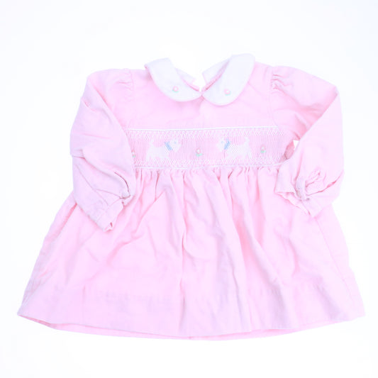Friedknit Creations Girls Prink Dress Size: 6 Months Prink