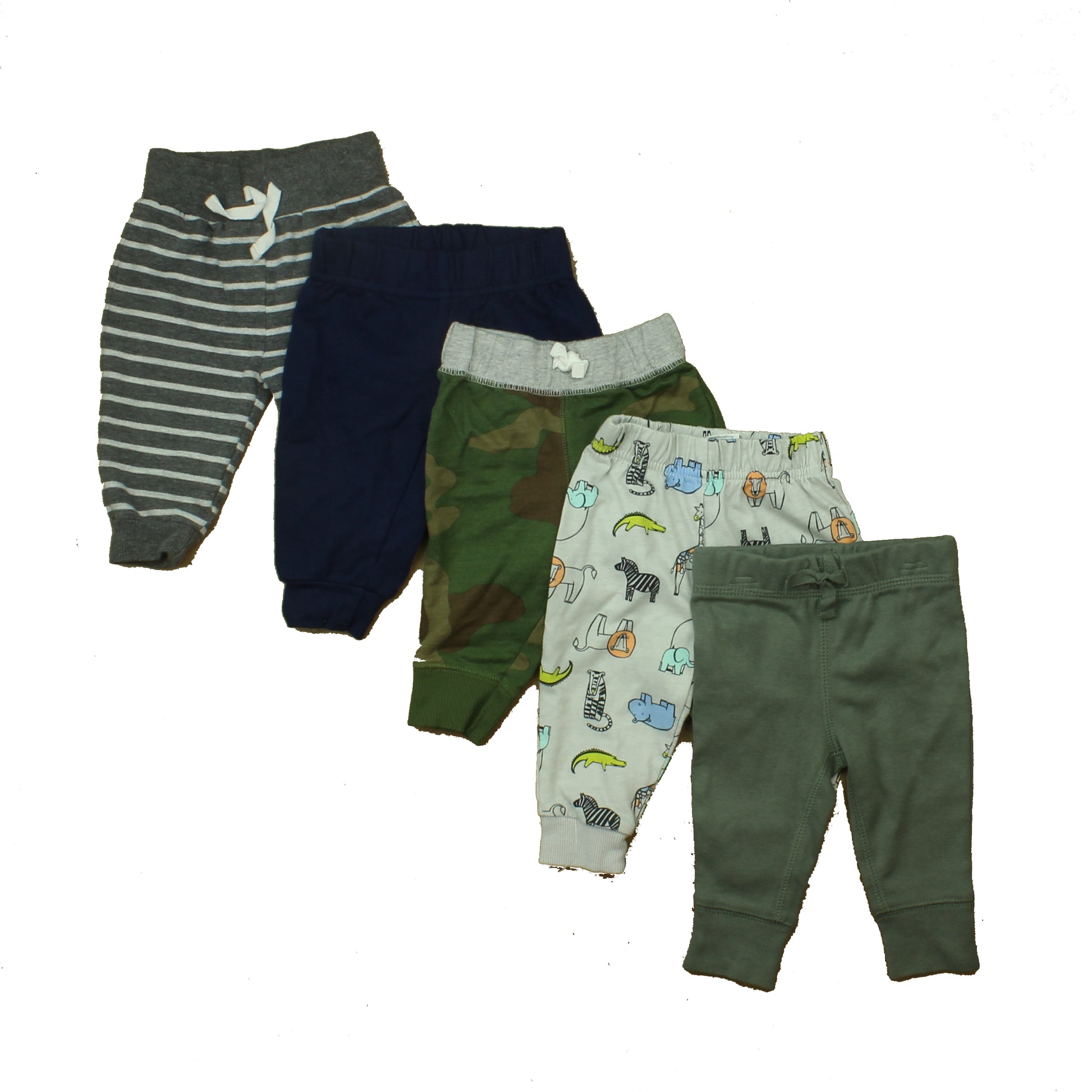 Boys Boys Set of 5 Leggings Size: NB-3T "choose size" Set of 5