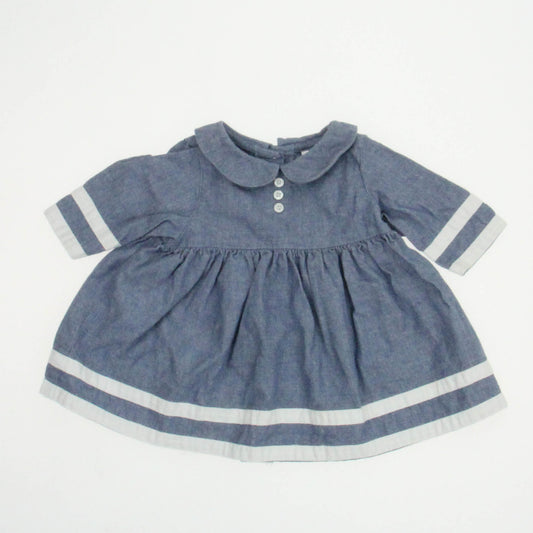 Gap Girls Blue Dress Size: 0-3 Months Blue