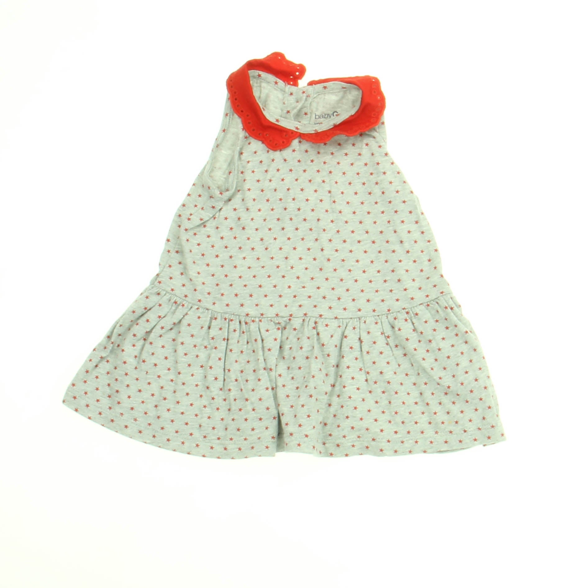 Gap Girls Gray | Red | Stars Dress Size: 0-3 Months Gray | Red | Stars