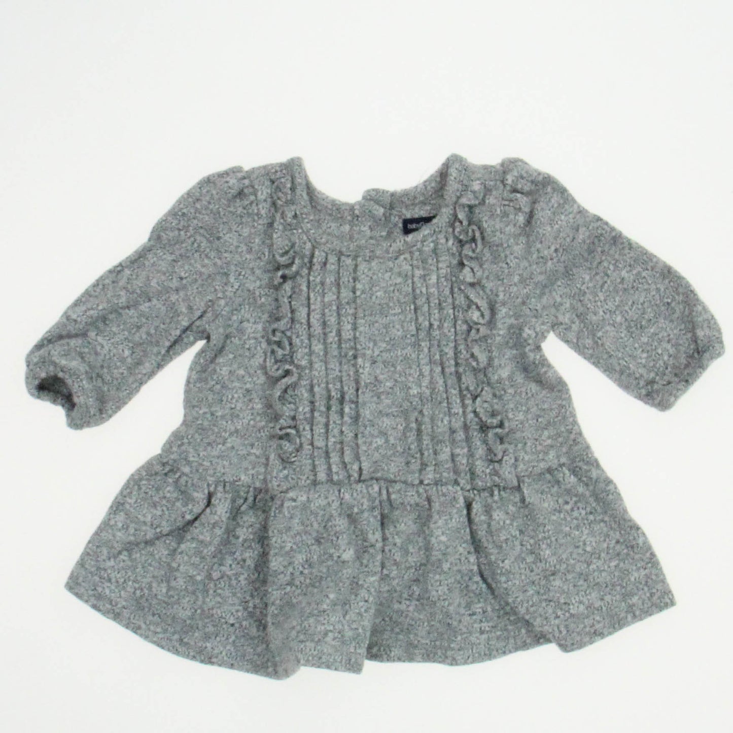 Gap Girls Gray Sweater Dress Size: 0-3 Months Gray