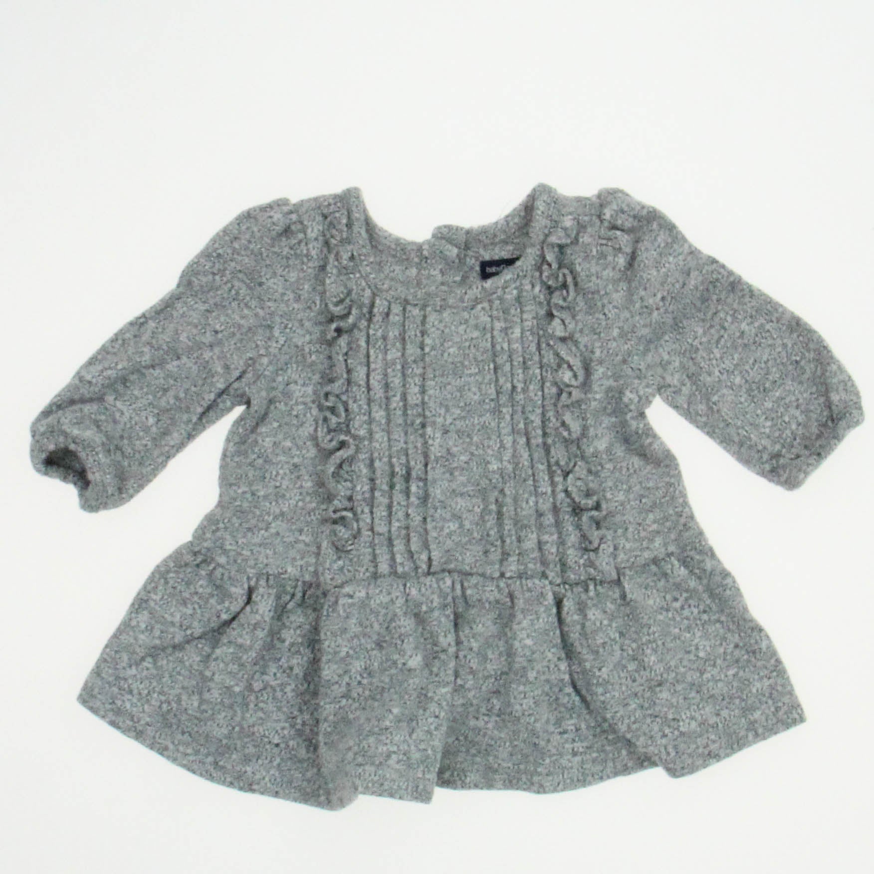 Gap Girls Gray Sweater Dress Size: 0-3 Months Gray