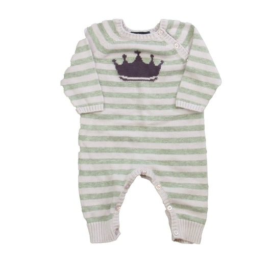Gap Girls Purple | Gray Long Sleeve Outfit Size: 0-3 Months Purple | Gray