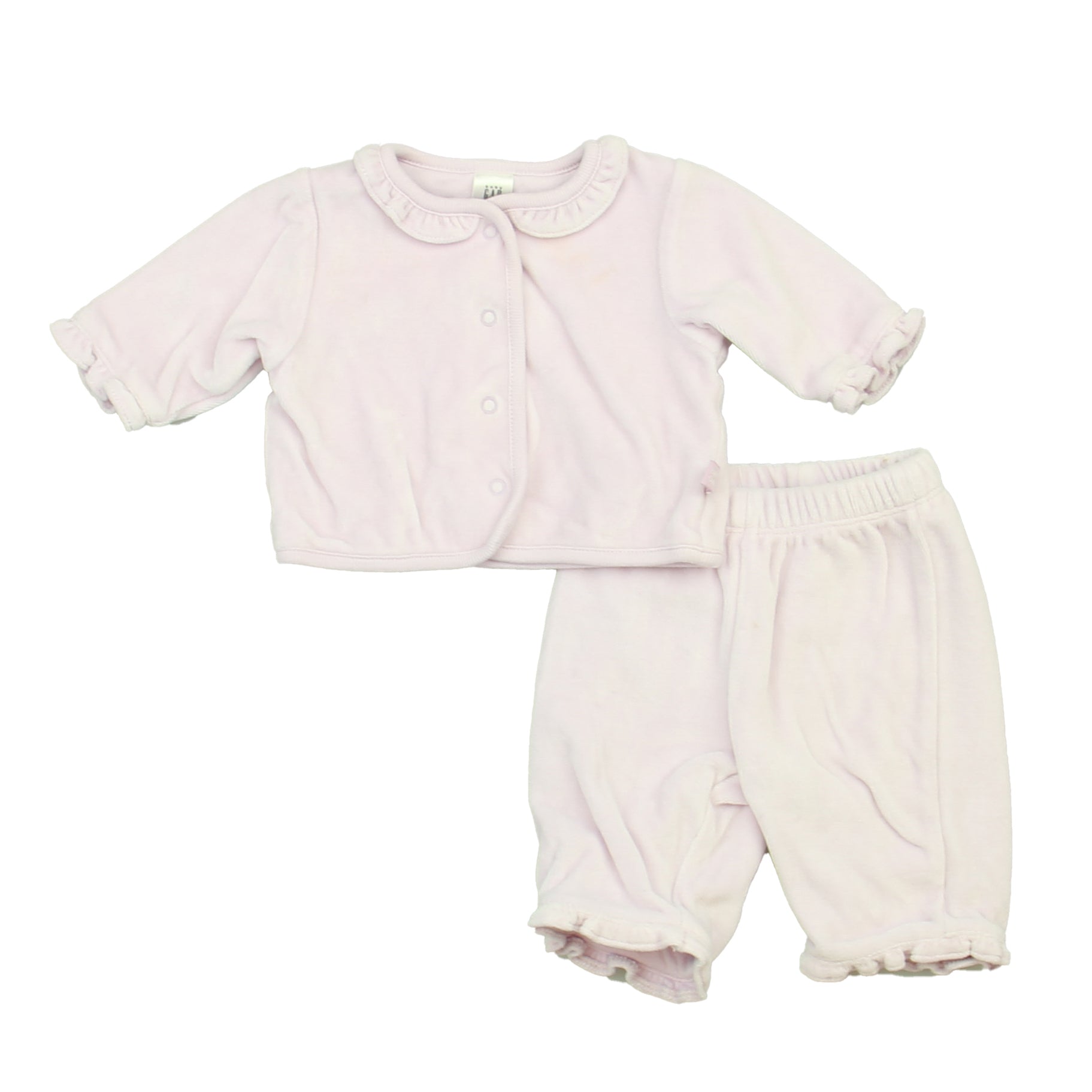 Gap Girls Purple Apparel Sets Size: 0-3 Months Purple