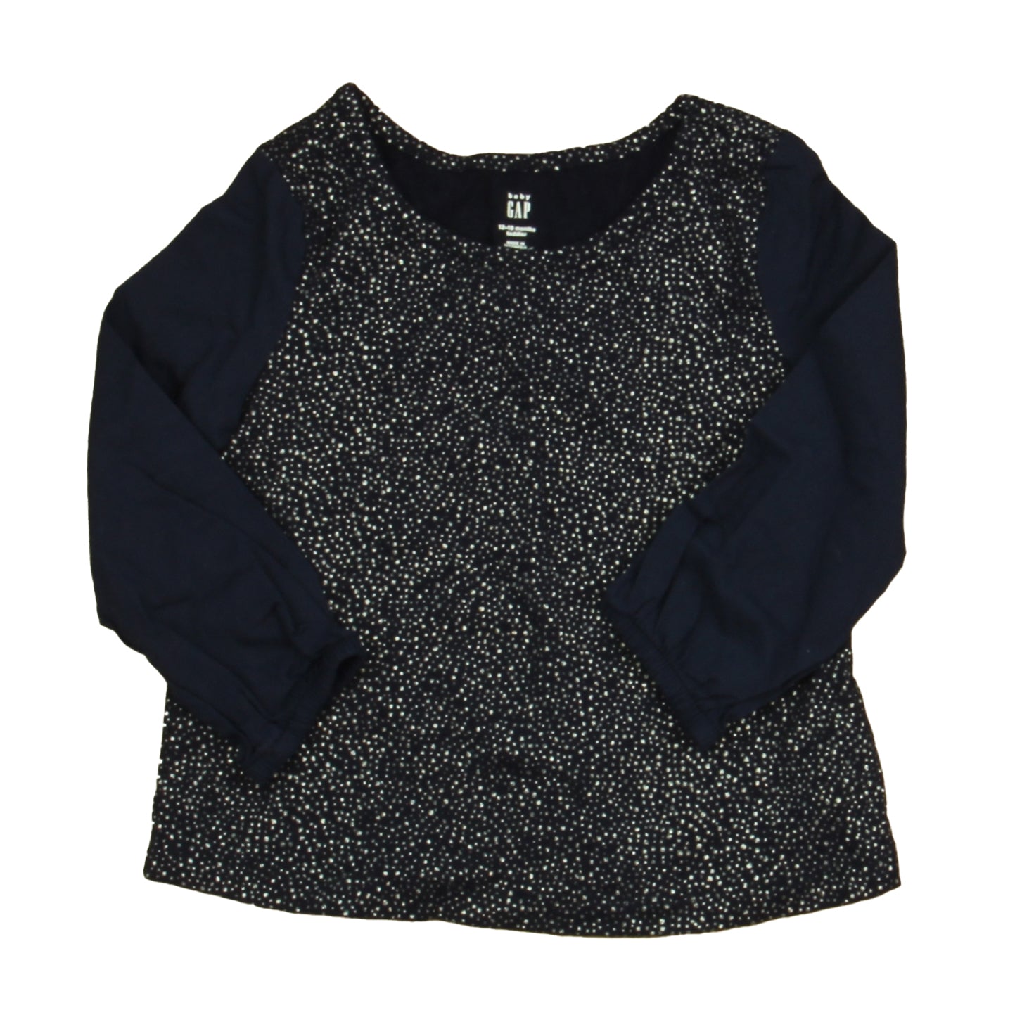 Gap Boys Navy | Silver Blouse Size: 12-18 Months Navy | Silver