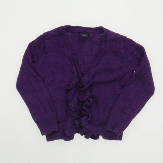 Gap Girls Purple Cardigan Size: 12-18 Months Purple