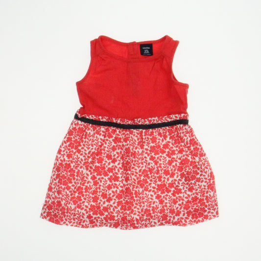 Gap Girls Red Dress Size: 12-18 Months Red