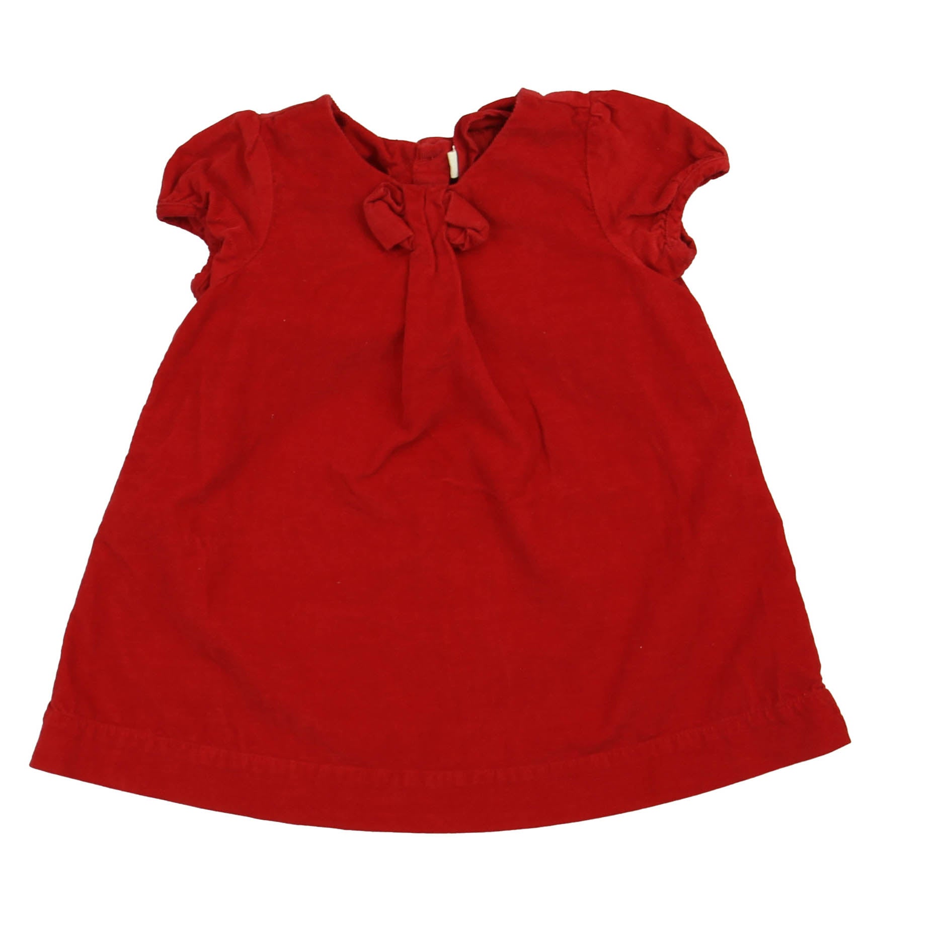 Gap Girls Red Dress Size: 12-18 Months Red
