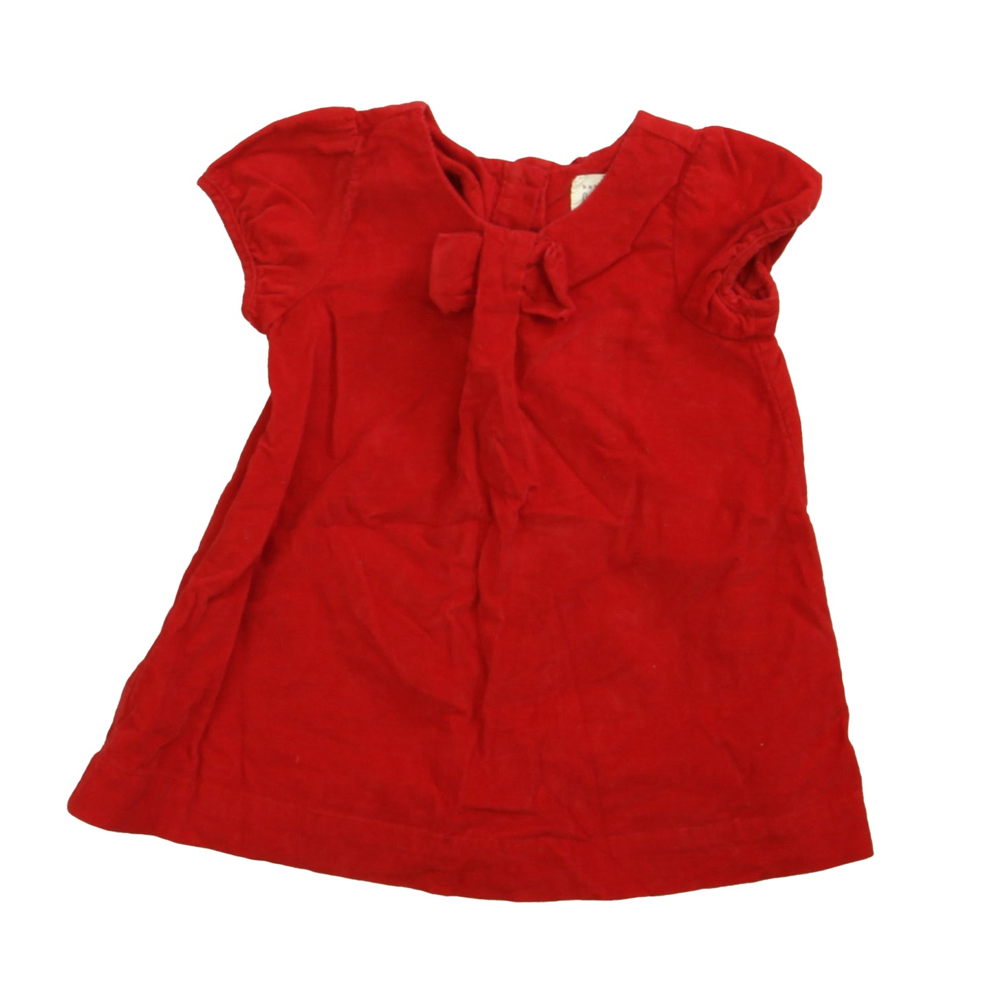 Gap Girls Red Dress Size: 12-18 Months Red