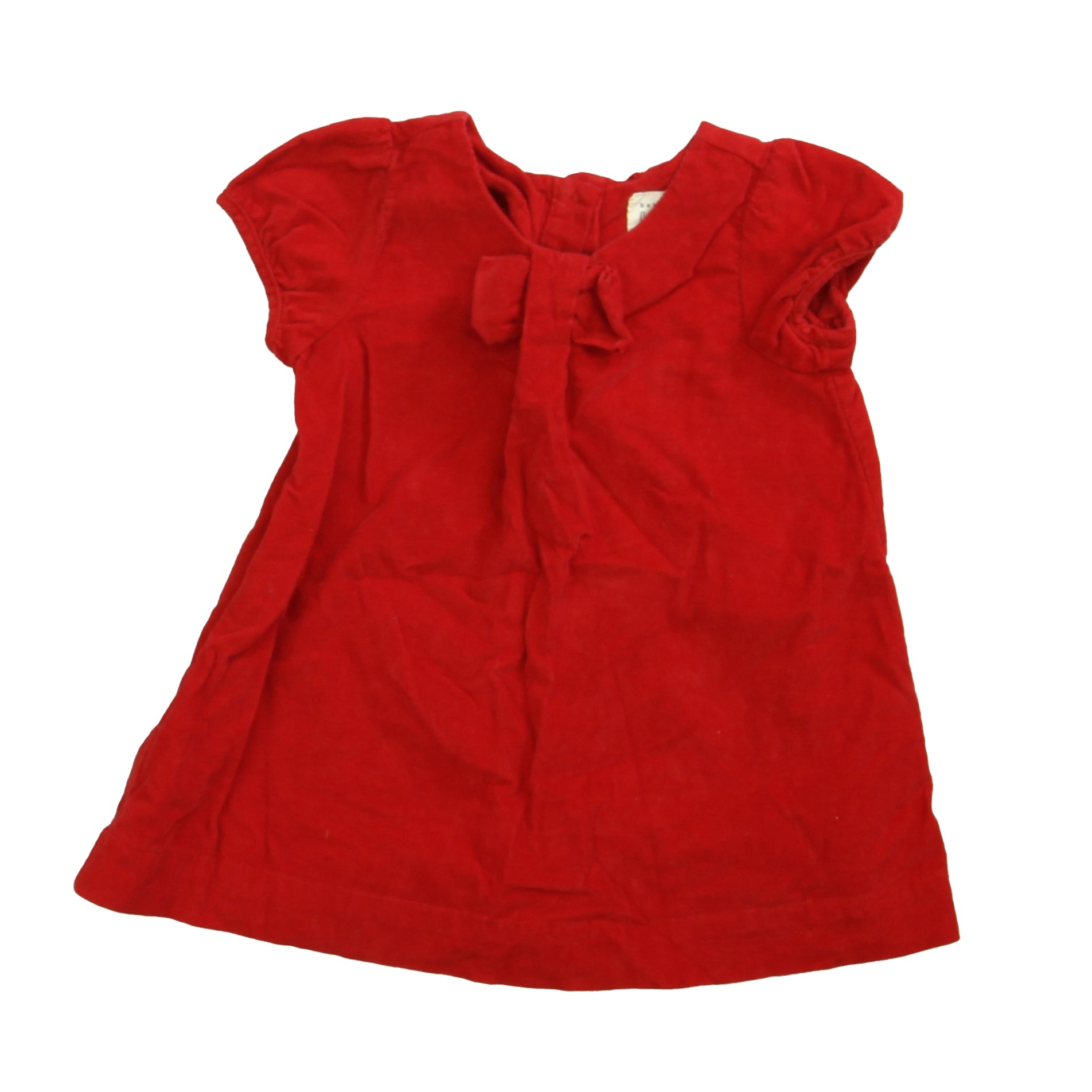 Gap Girls Red Dress Size: 12-18 Months Red