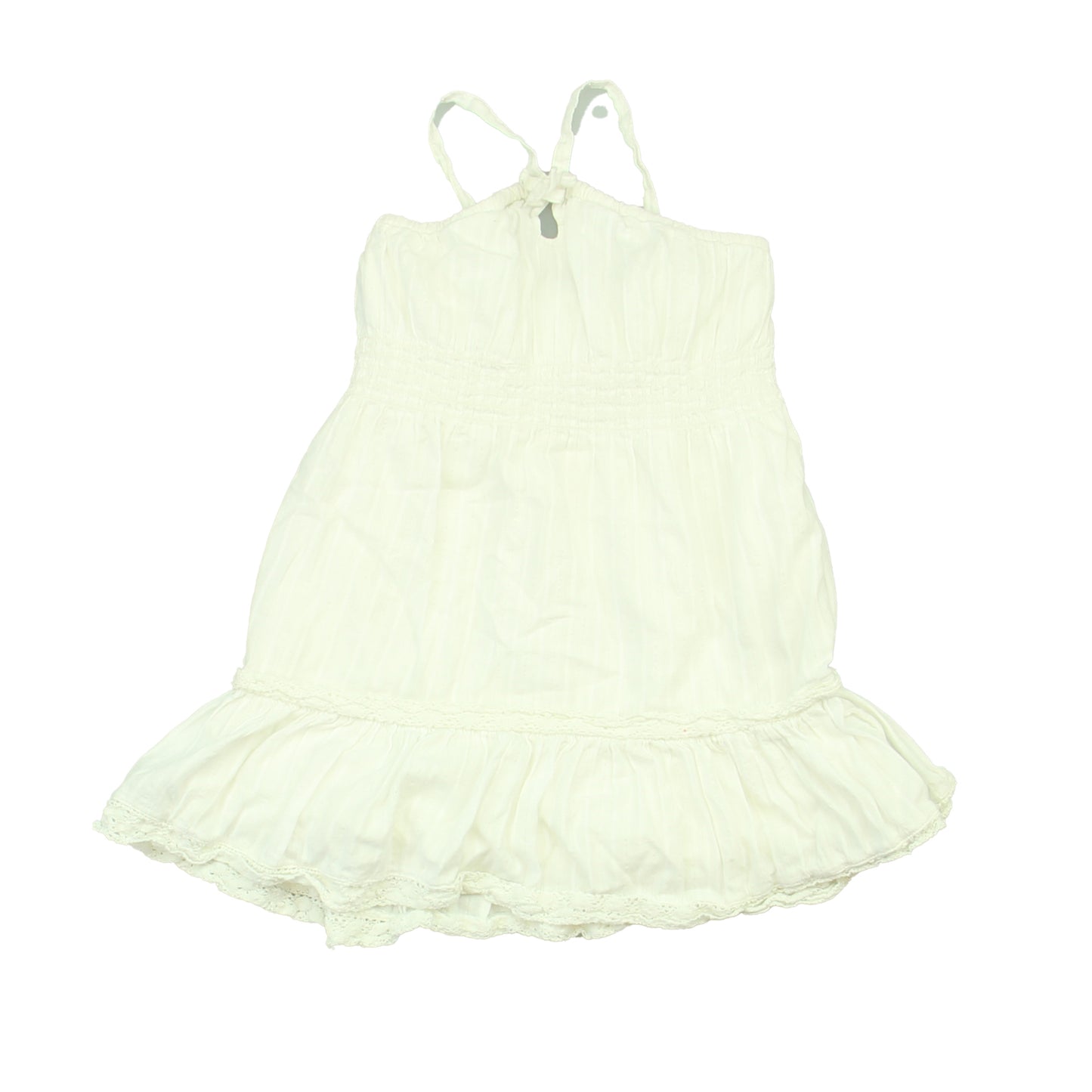 Gap Girls White Dress Size: 12-18 Months White
