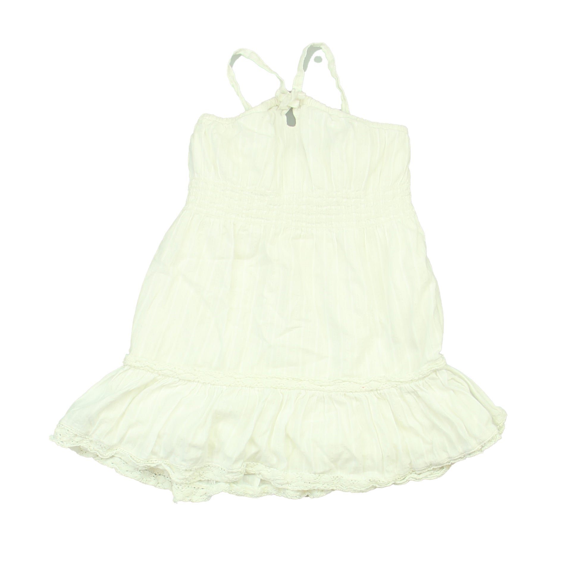 Gap Girls White Dress Size: 12-18 Months White
