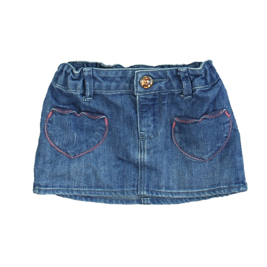 Gap Girls Denim Skirt Size: 18-24 Months Denim