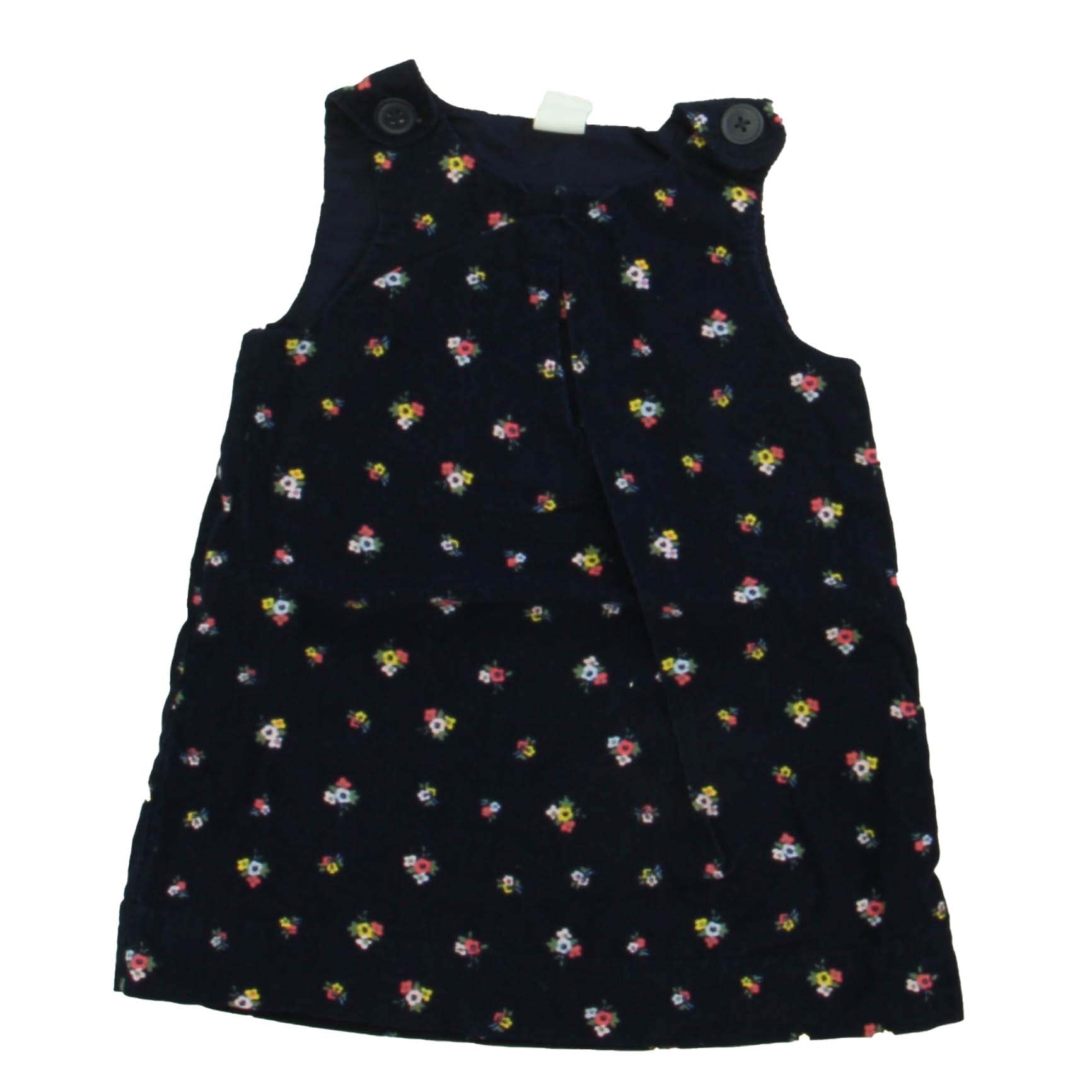 Gap Girls Navy Floral Jumper Size: 18-24 Months Navy Floral