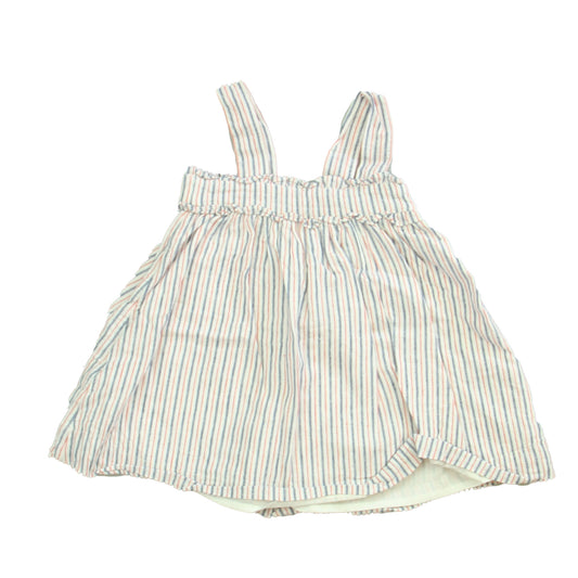 Gap Girls White | Red | Blue | Stripes Dress Size: 18-24 Months