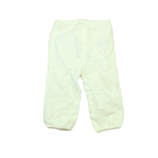 Gap Girls White Pants Size: 18-24 Months White