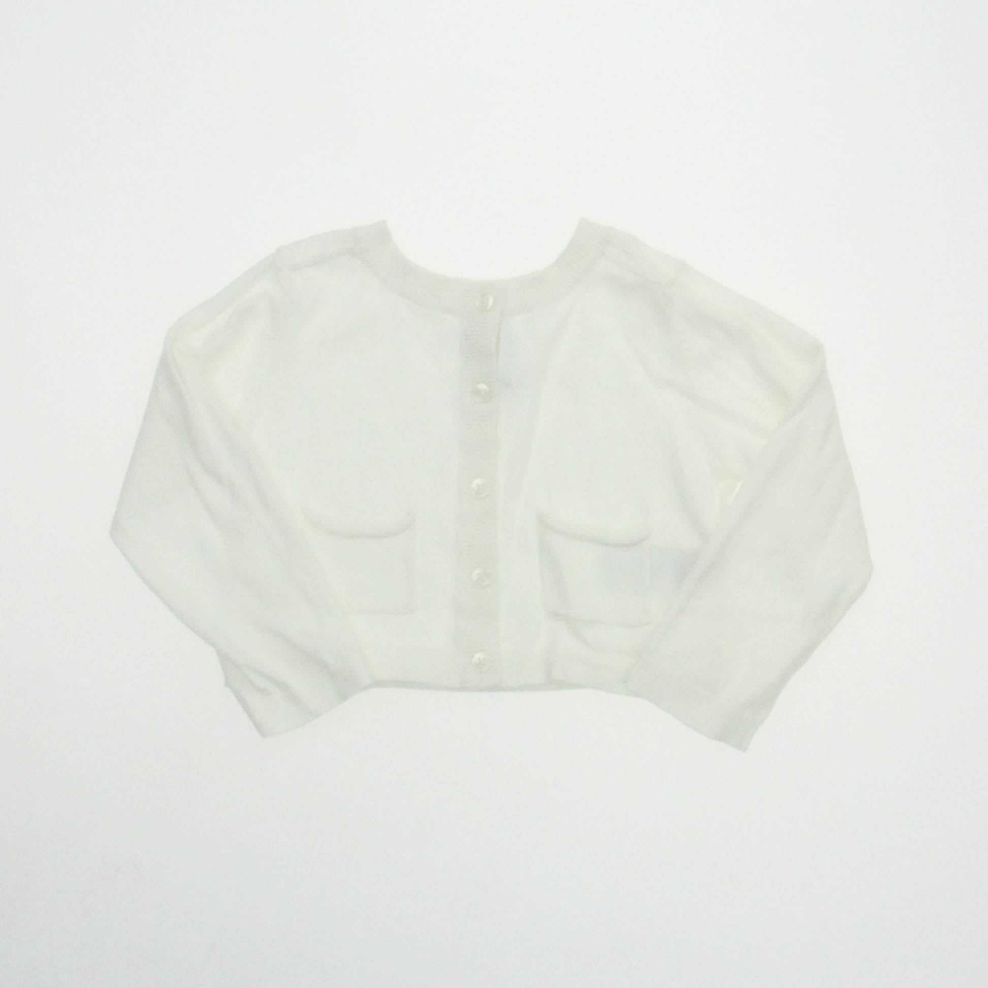 Gap Girls White Cardigan Size: 18-24 Months White