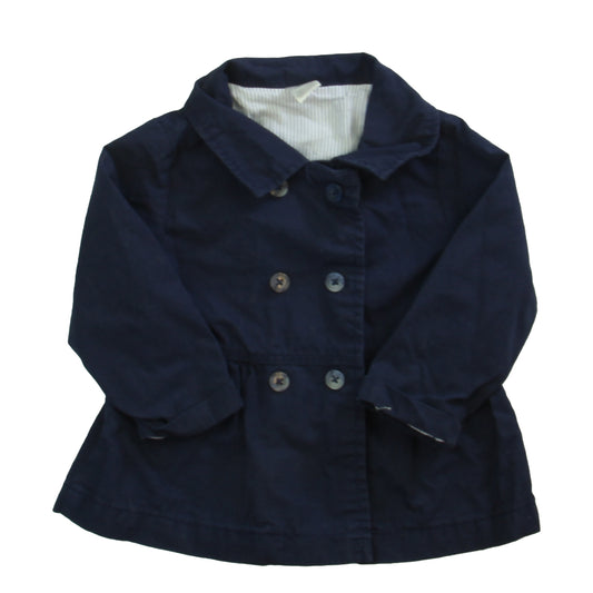 Gap Girls Navy Jacket Size: 18 Months Navy