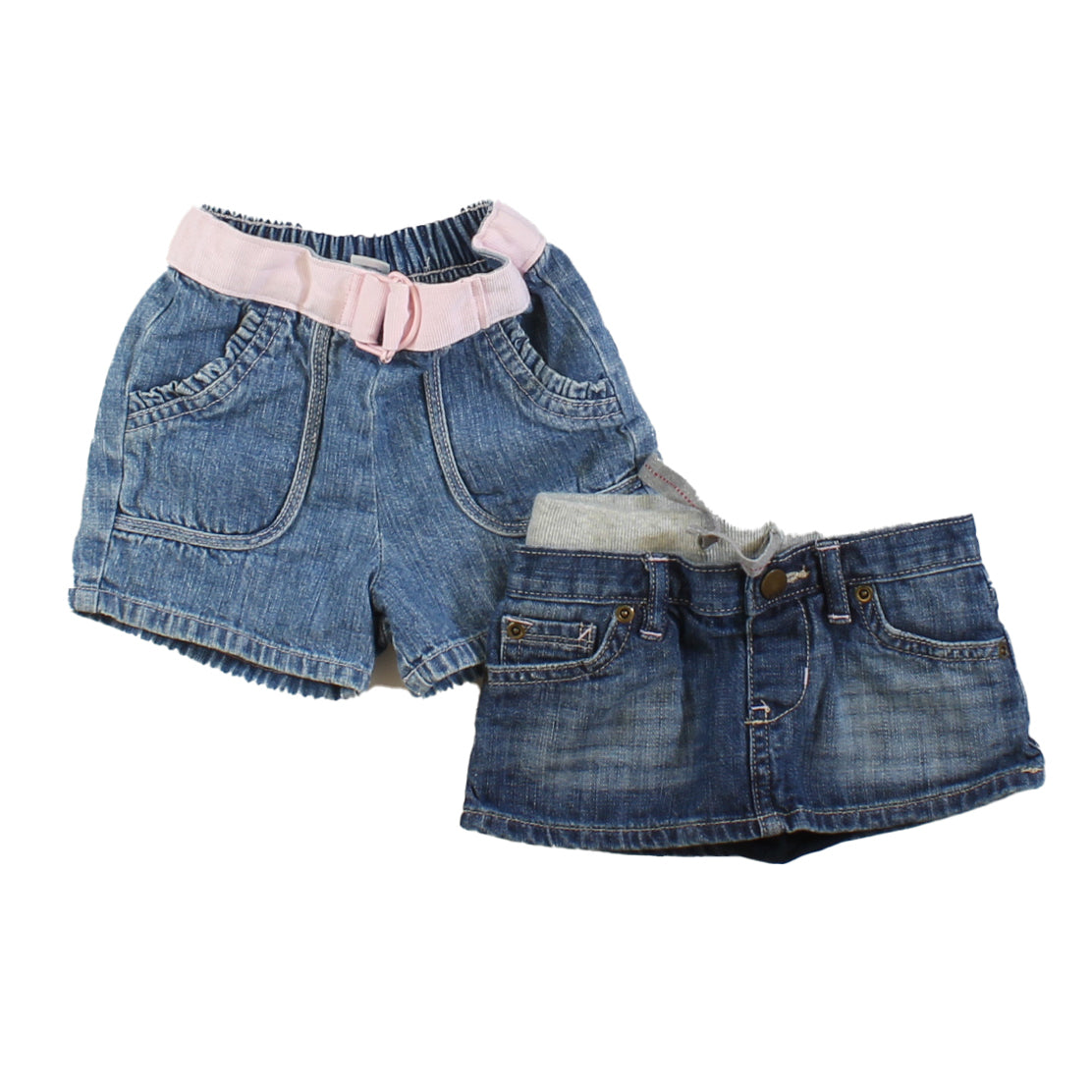 Gap Girls Blue Shorts Size: 3-6 Months Blue