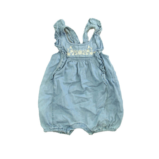 Gap Girls Blue Romper Size: 3-6 Months Blue