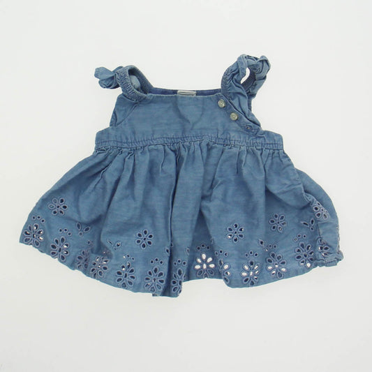 Gap Girls Blue Dress Size: 3-6 Months Blue