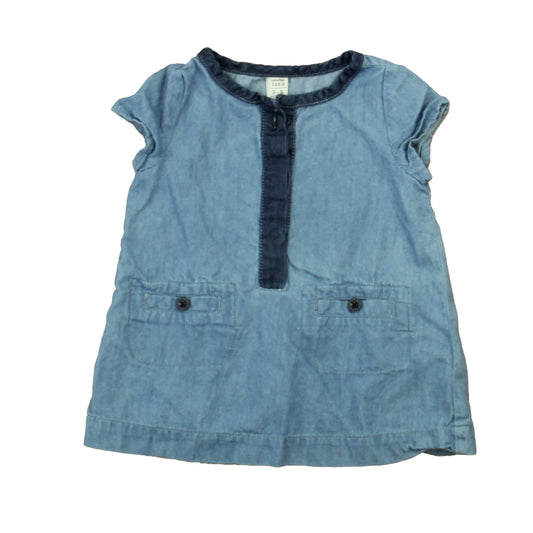 Gap Girls Blue Dress Size: 3-6 Months Blue