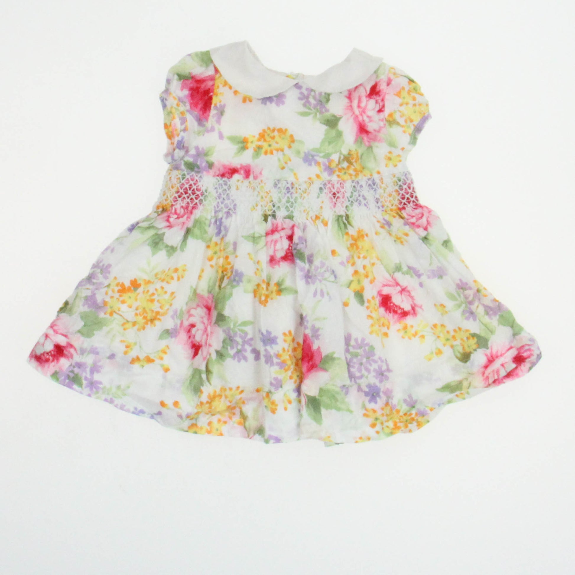 Gap Girls Floral Dress Size: 3-6 Months Floral