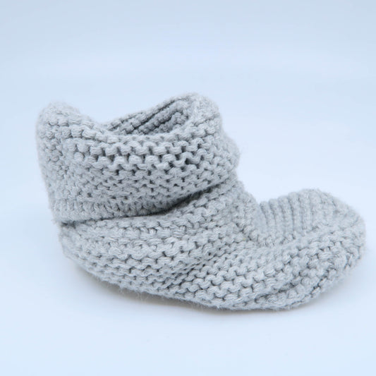 Gap Unisex Gray Booties Size: 3 - 6 Months Gray
