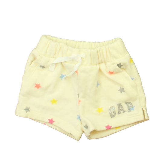 Gap Girls Ivory Stars Shorts Size: 3-6 Months Ivory Stars