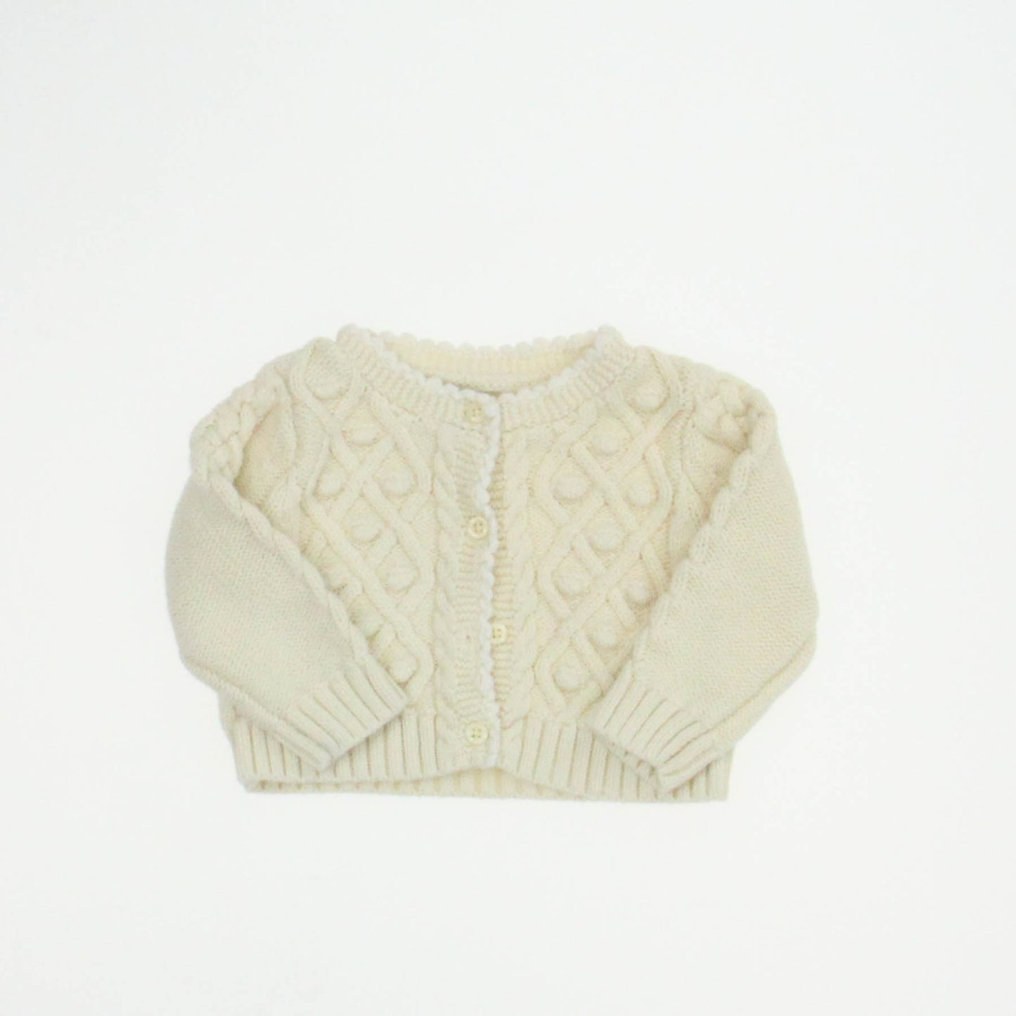 Gap Girls Ivory Cardigan Size: 3-6 Months Ivory