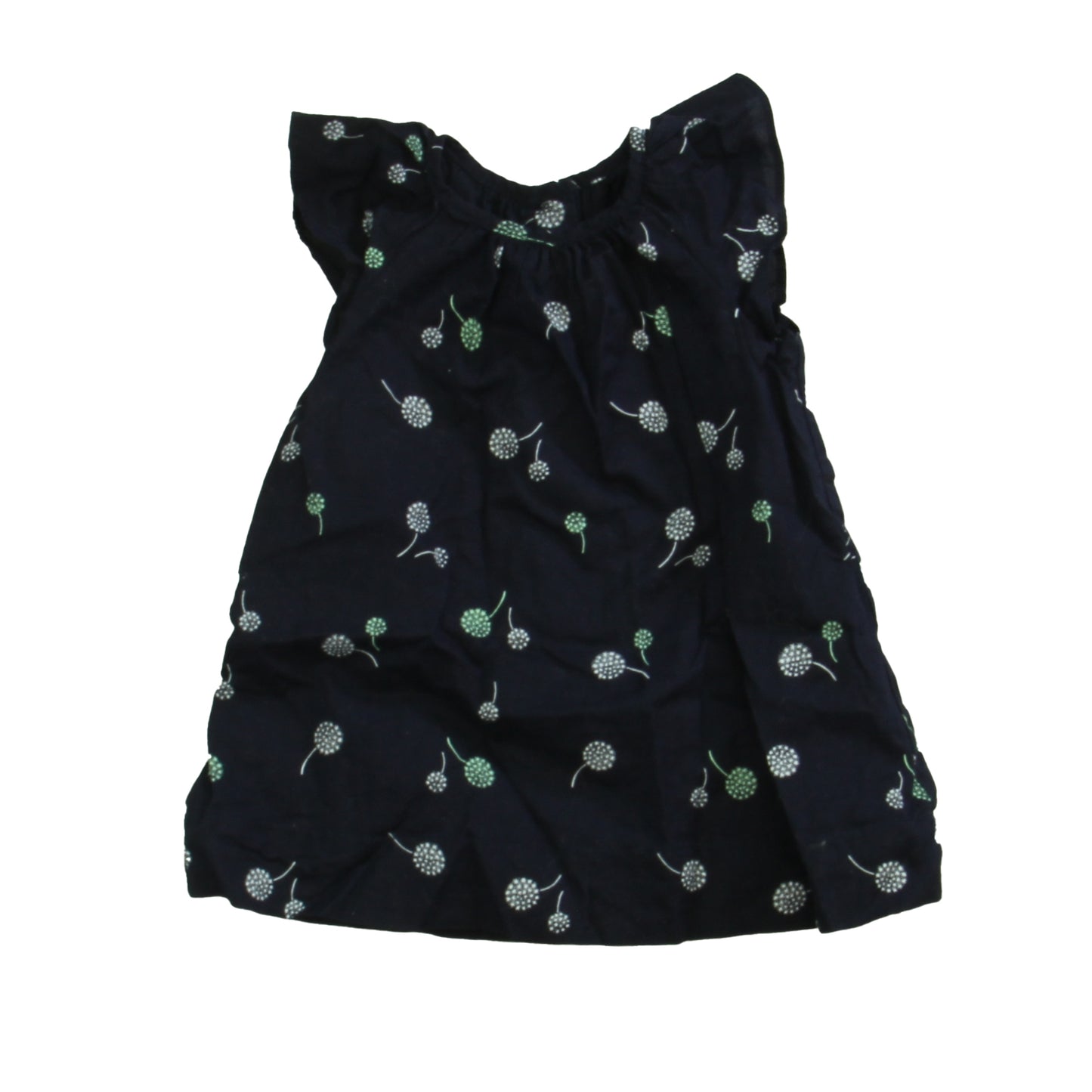 Gap Girls Navy | White | Green Dress Size: 3-6 Months Navy | White | Green