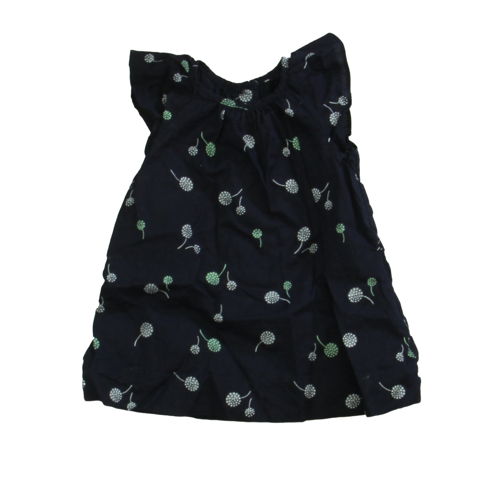 Gap Girls Navy | White | Green Dress Size: 3-6 Months Navy | White | Green