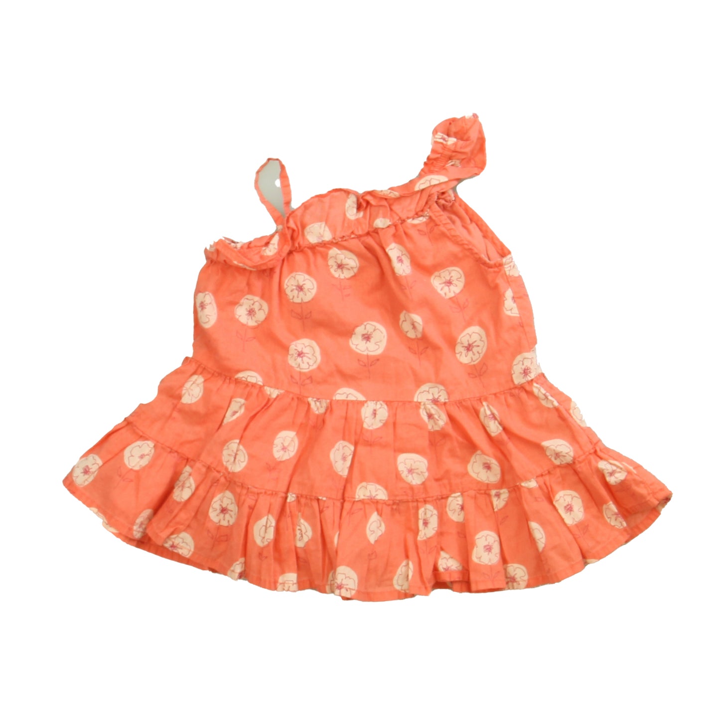 Gap Girls Pink Floral Dress Size: 3-6 Months Pink Floral