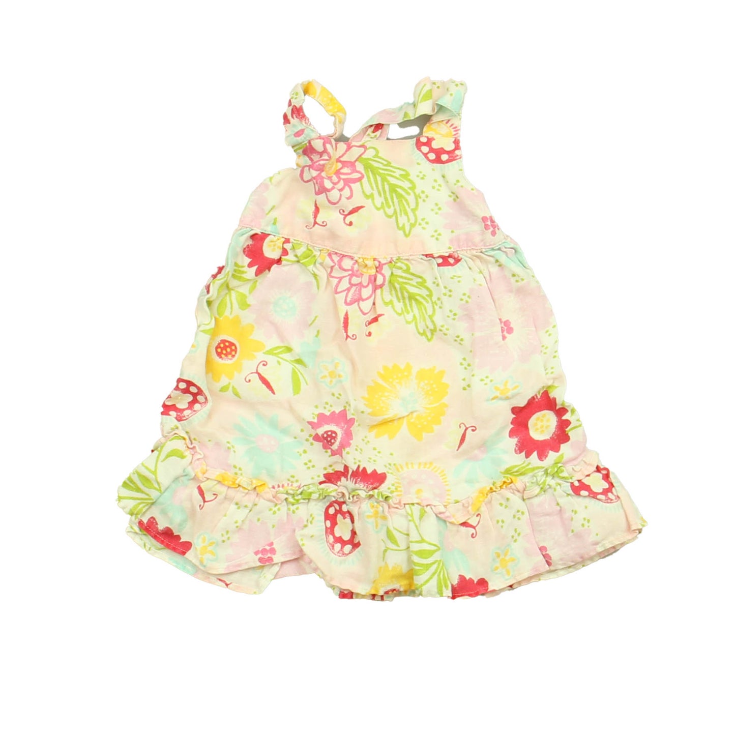 Gap Girls Pink | Floral Dress Size: 3-6 Months Pink | Floral