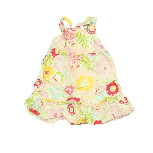 Gap Girls Pink | Floral Dress Size: 3-6 Months Pink | Floral