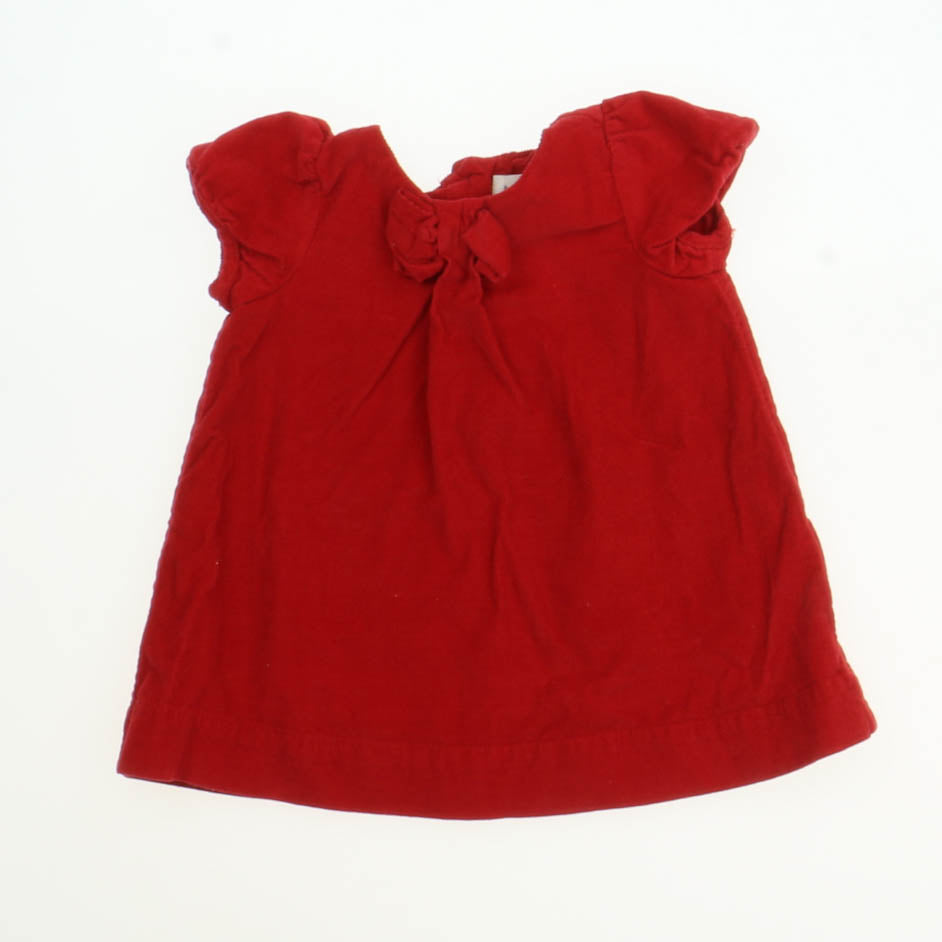Gap Girls Red Dress Size: 3-6 Months Red