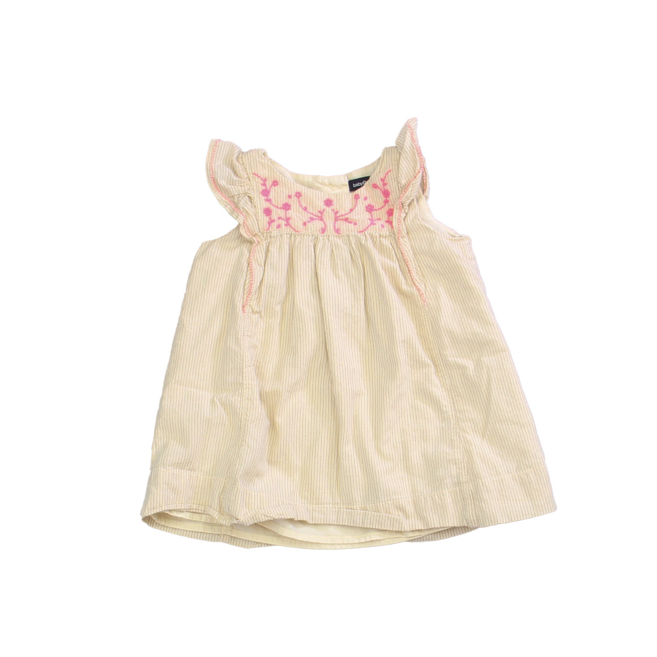 Gap Girls Tan | Pink Dress Size: 3-6 Months Tan | Pink