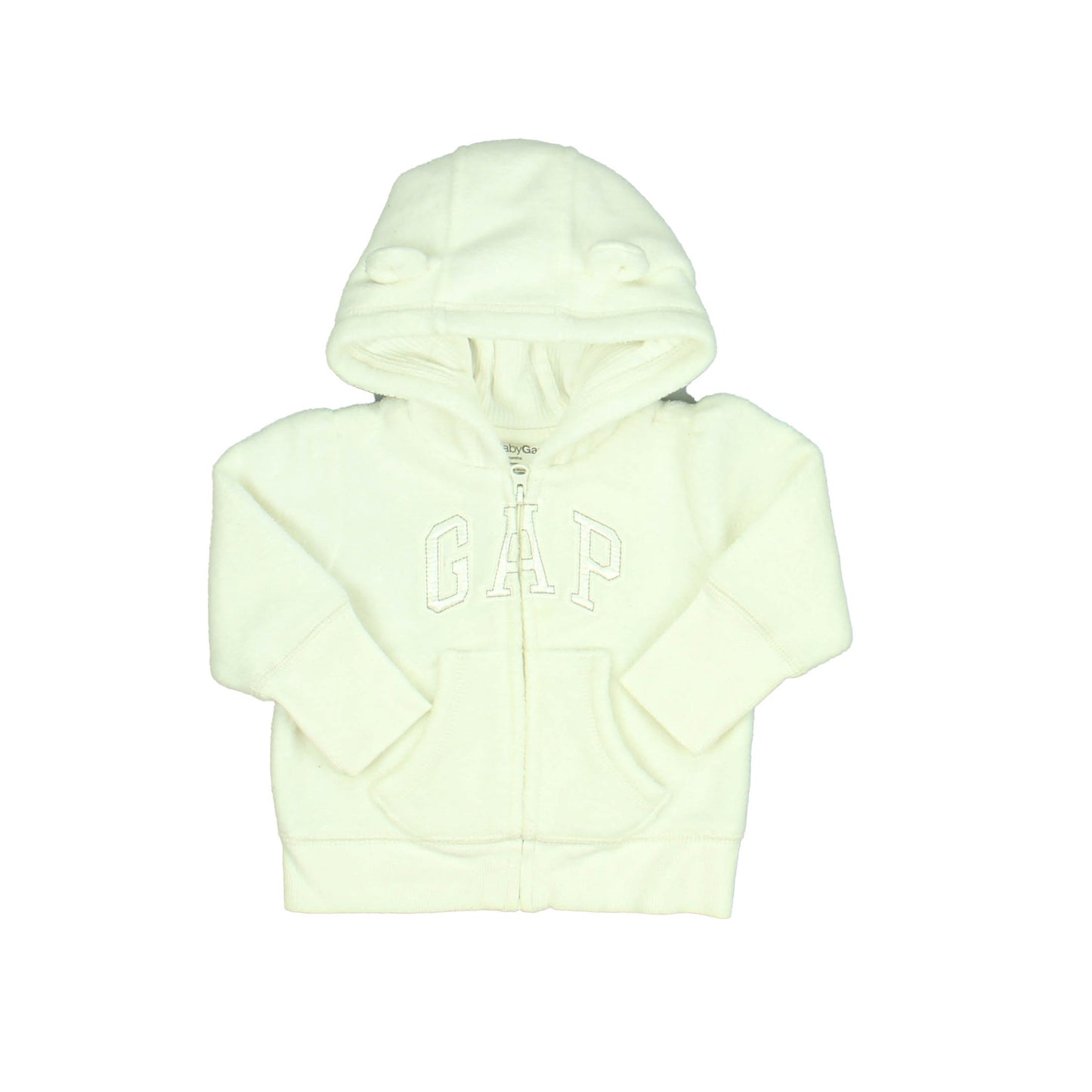 Gap Unisex White Jacket Size: 3-6 Months