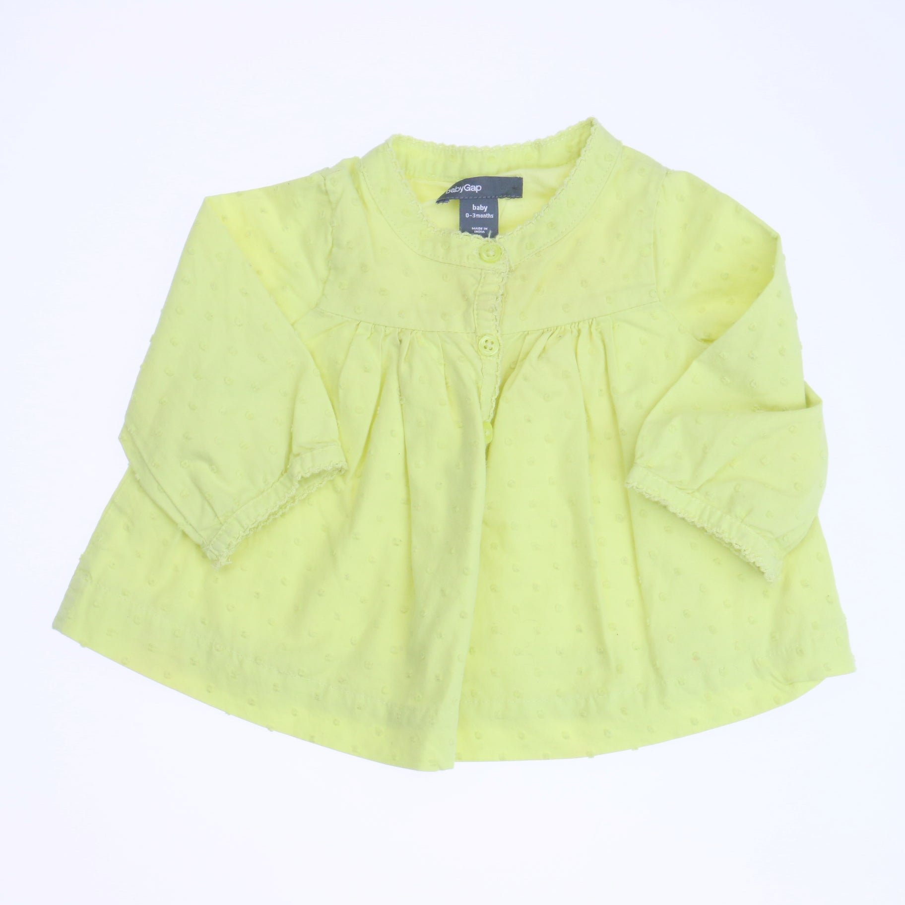 Gap Girls Yellow Blouse Size: 3-6 Months Yellow