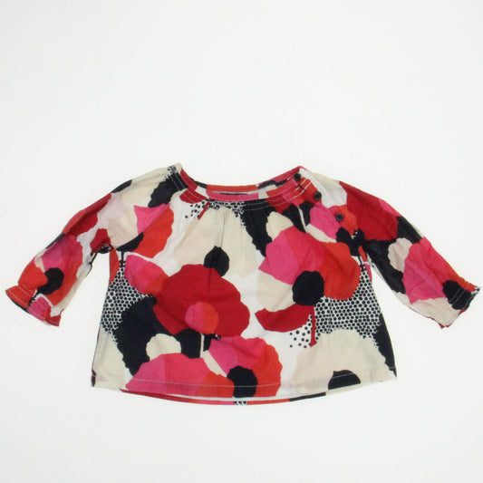 Gap Girls Red | Blue | White | Beige Blouse Size: 3-6 Red | Blue | White | Beige