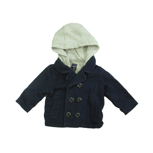 Gap Unisex Blue | Grey Jacket Size: 6-12 Months Blue | Grey