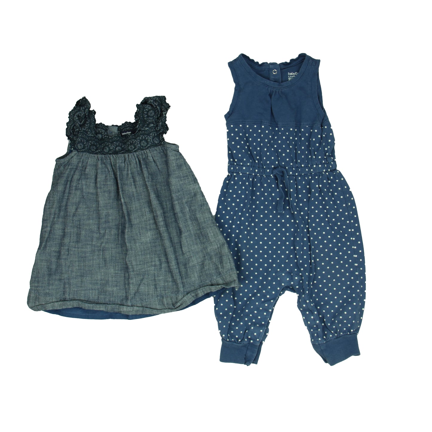 Gap Girls Blue Dress Size: 6-12 Months